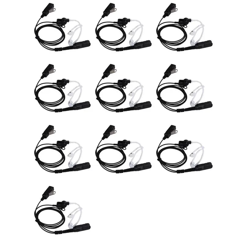 Consegna in 24 Ore, Auricolare 10X per Motorola MTP3100 MTP3200 MTP3250 MTP3550, Cuffie PTT, Accessori per Radio Walkie Talkie