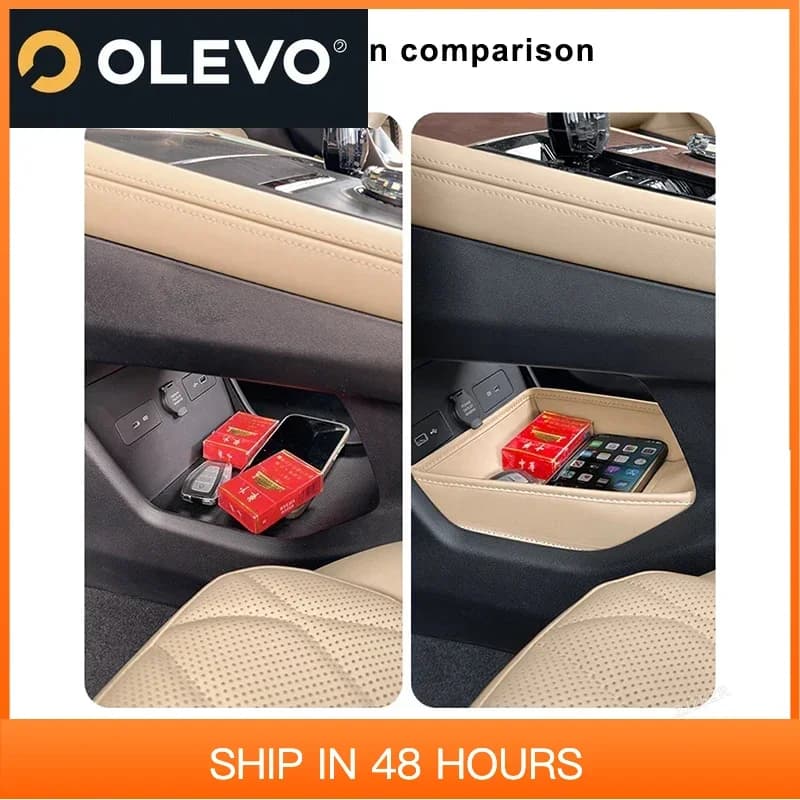 Nuovo Per Geely Monjaro Xingyue L Scatola di Immagazzinaggio In Pelle Inferiore di Controllo Centrale Bracciolo Organizzatore Box Borsa Accessori Per Interni Auto