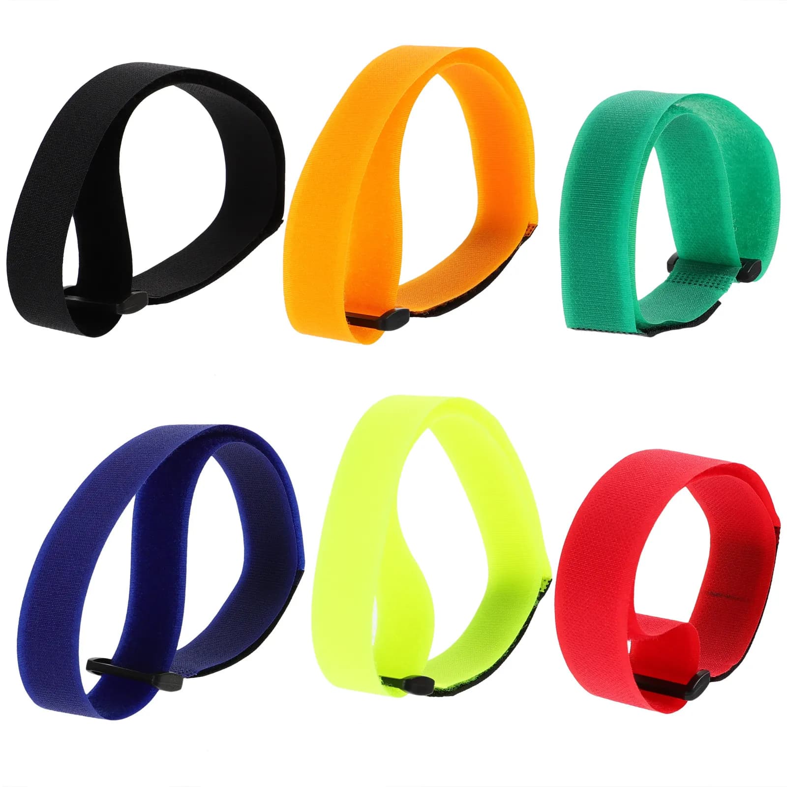 12 Pezzi Cinghie di Fissaggio Resistenti per Ruote Bici, Cinghie Stabilizzatrici Sicure per Portapacchi, Manubrio e Cavi - Accessori