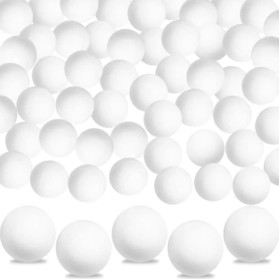 Confezione da 100 Palline da Ping Pong, Palline in Plastica Colorate da 40mm, Palline per Giochi di Gruppo, Lavabili, Piccole Palline per Giochi con la Palla, Arti e Mestieri