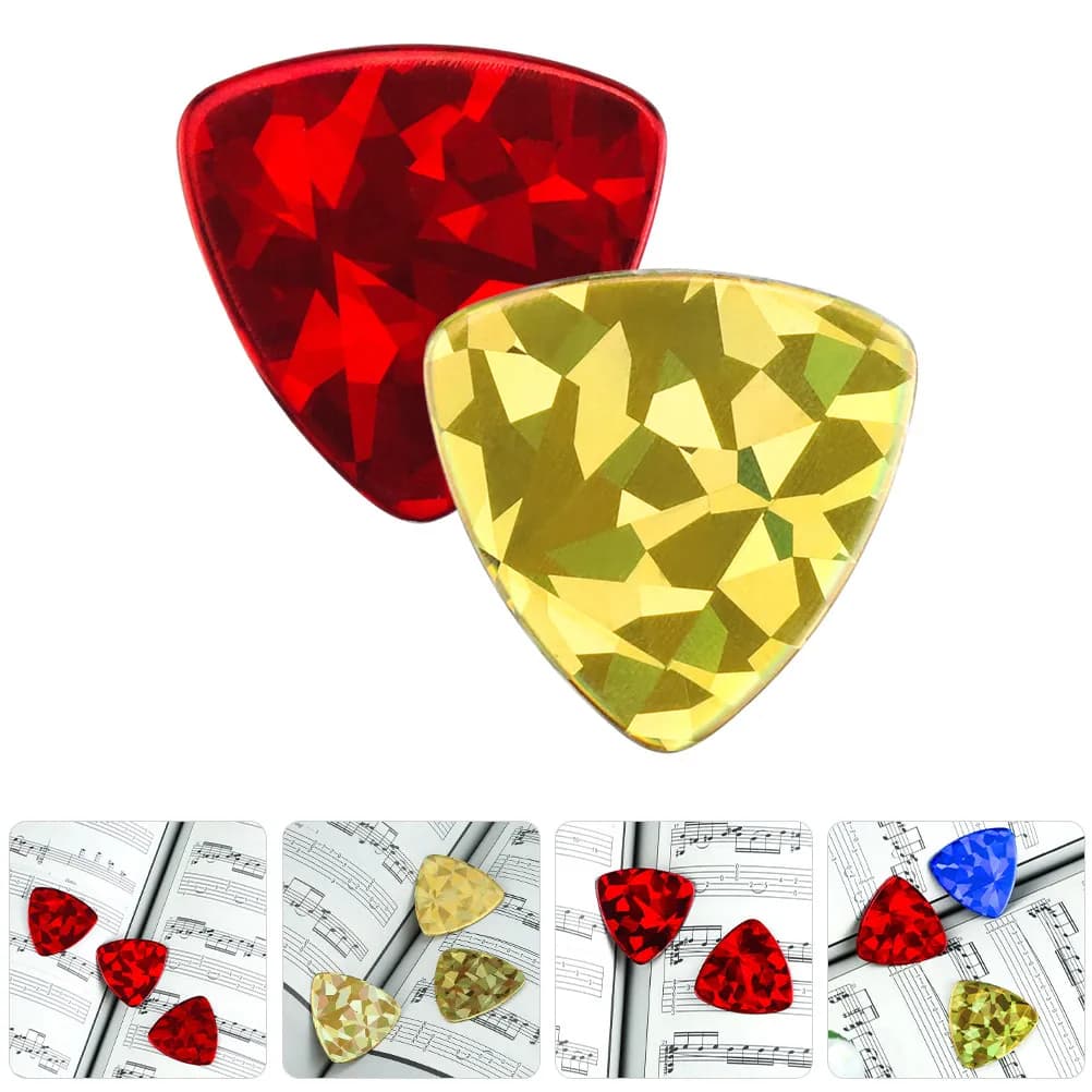 2Pcs Guitar Pick 0.96mm Thick ABS Material Thumb Electric Bass Acoustic Guitar Accessories Ukulele Picks Ukulele Pick