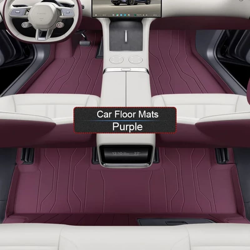 For XIAOMI YU7 2025-Present Custom Leather Nappa Auto Piede Protect Zerbino Anti-Slip Luxury Waterproof Floor Pad Accessory Car