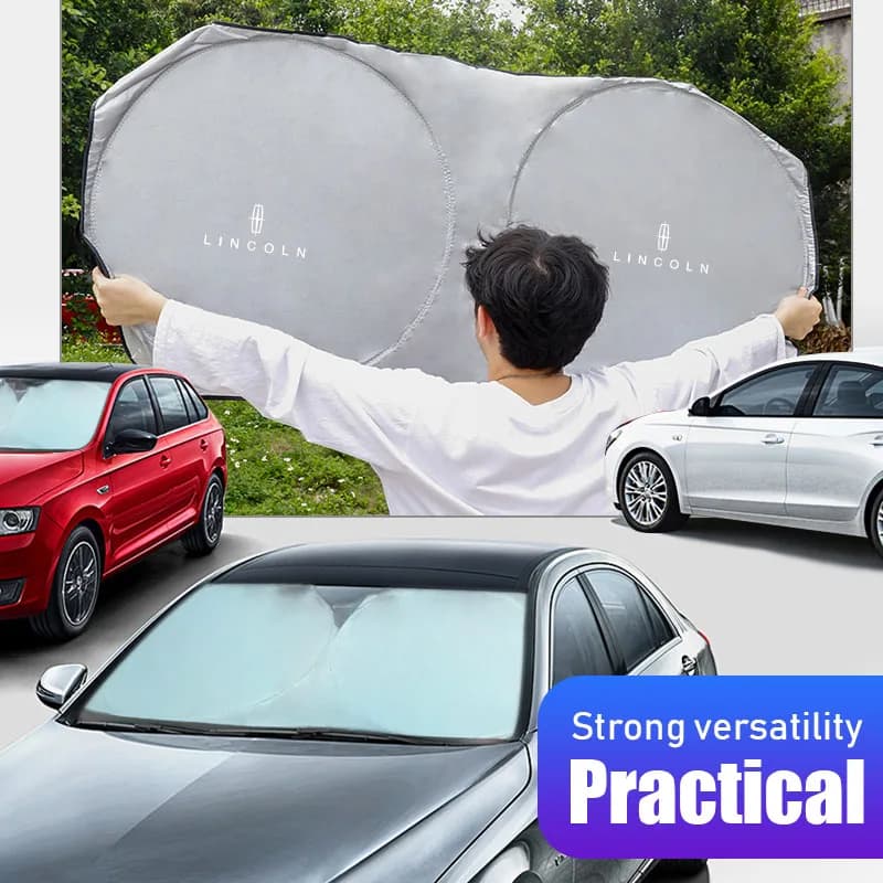 Auto Parabrezza Parasole Visiera Protezione UV Scudo Per Lincoln Z Navigator Town-car Aviator MKZ Corsair Continental MKX MKS MKC