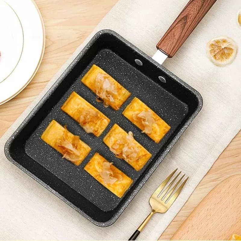 Japanese Tamagoyaki Pan Square Mini Non Stick Frying Pan Rectangular Egg Pan Household Breakfast Cookware Kitchen Accessories