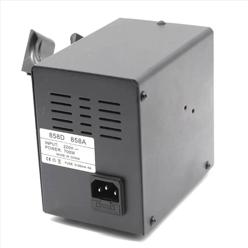 A27F-Health Sheet Salting Station Hot Air Gun 858D BGA Reprocessing 220V 700W Hair Dryer SMD SMT Sawing Tool Repair