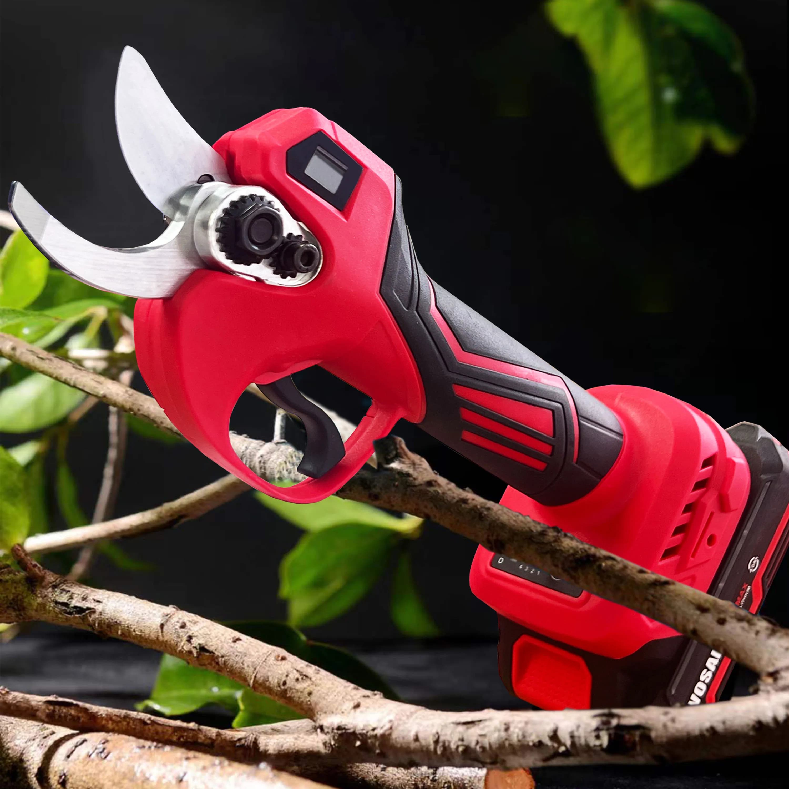 Professional garden pruning scissors Wosai Electric pruning shears for 20 V battery trees