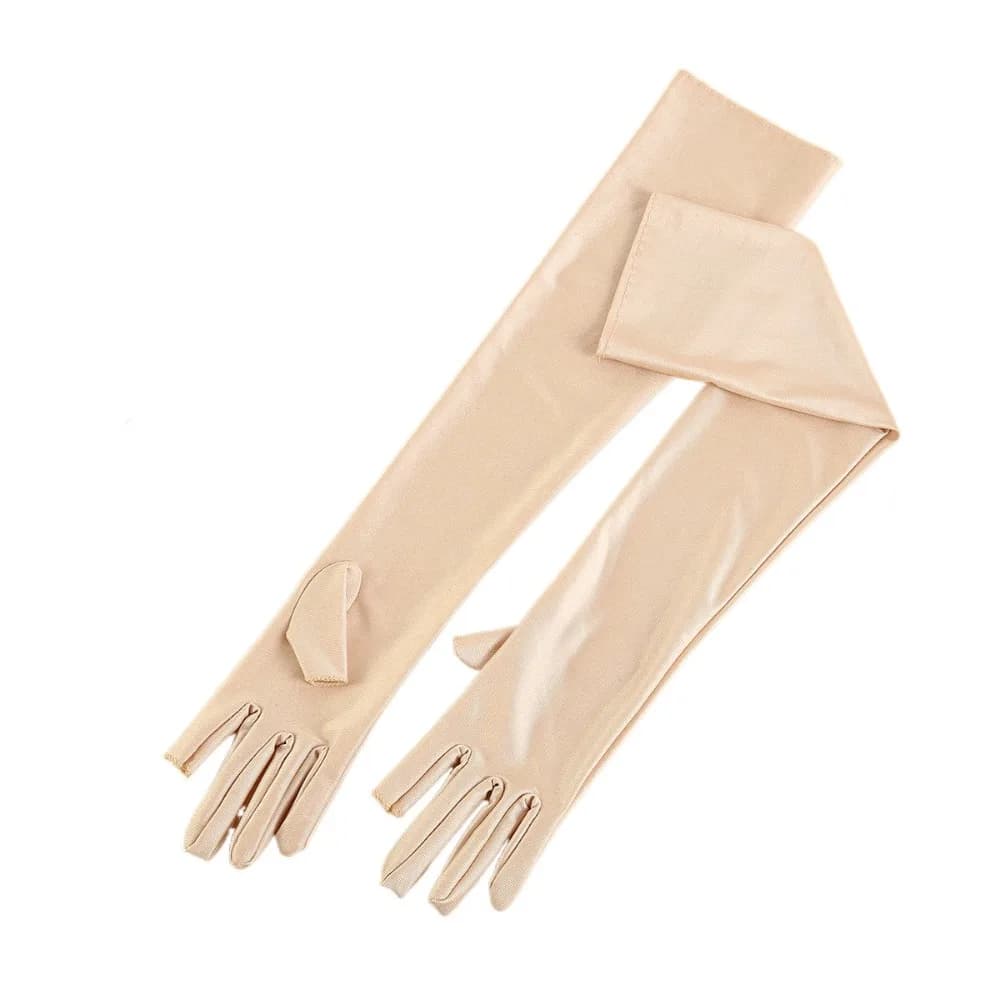Anti-UV Ice Silk Sleeves Gloves Sun Protection Long-sleeved Glove Sunscreen Sleeve UV Insulation Arm Covers Cycling Gloves