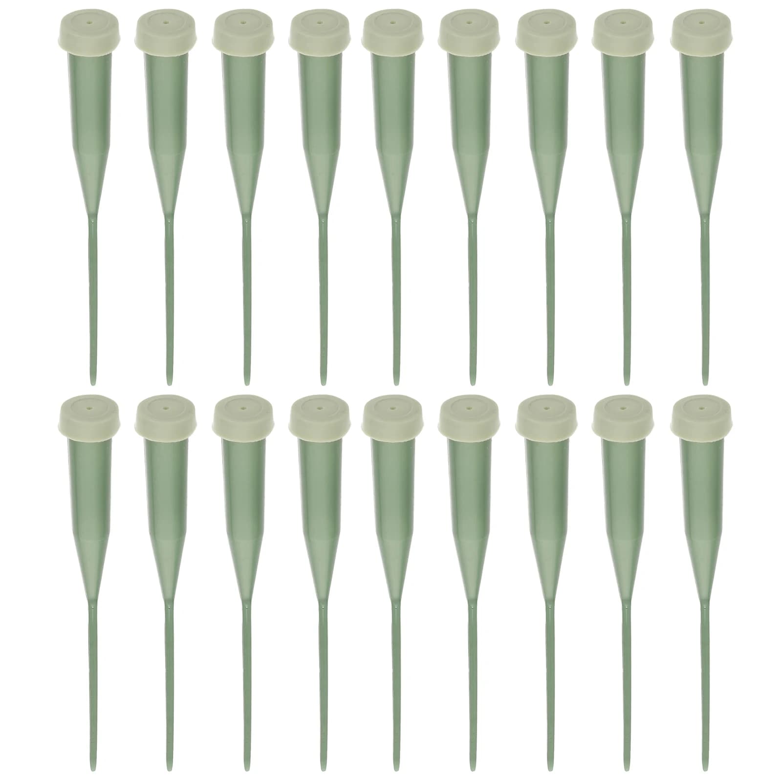 25 floral tubes of 14,5 cm, flower supplies, long stems in plastic, orchid tubes with caps, floral vials for fresh flowers