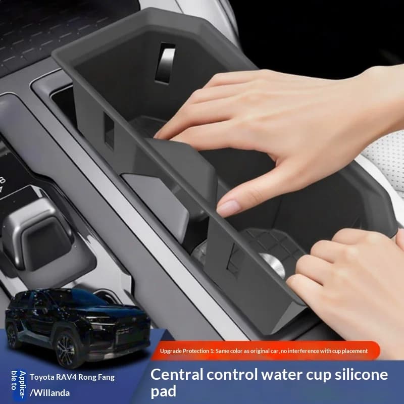 Tappetino per Portabicchieri per 26 Modelli Toyota RAV4 Rongfang e Weilanda, Specifico per Console Centrale e Bracciolo Posteriore