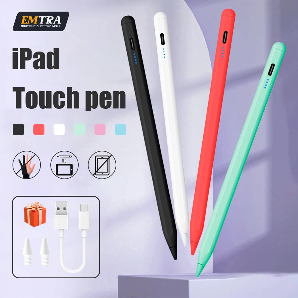 Penna stilo per iPad con sensibilità alla pressione inclinabile e funzione multi-punto anti-falso-touch Ricarica rapida dei minuti per il 2018-2025