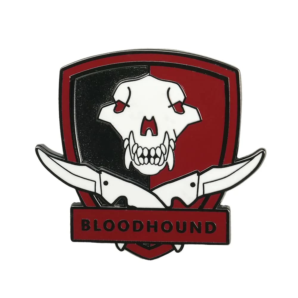 Operazione Bloodhound Logo Badge Giochi di tiro CS:GO Spilla smaltata periferica I giocatori raccolgono souvenir