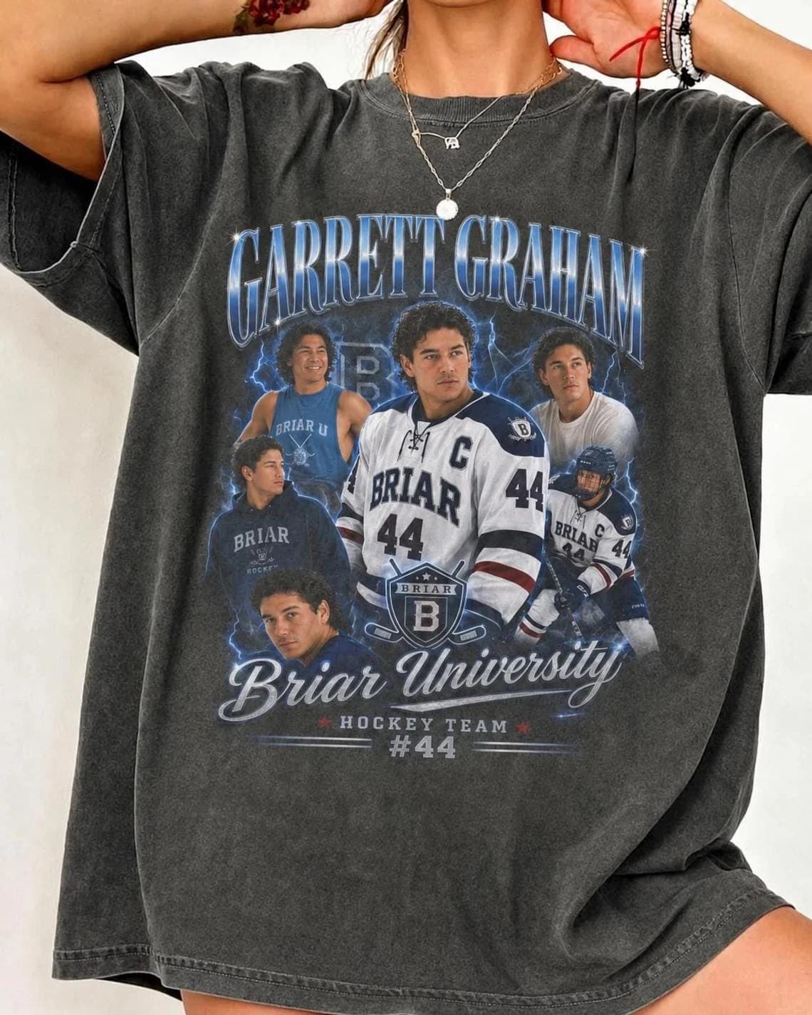 Maglietta TV Off-Campus Briar Garrett Graham Graphic 2026 100% cotone unisex da uomo e da donna Tour Y2k Fans Casual Popular Tee