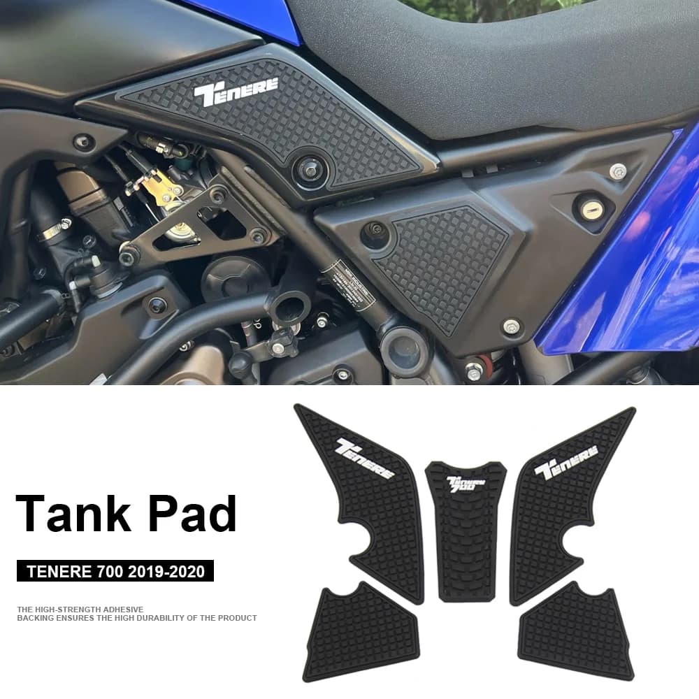 Per YAMAHA Tenere 700 Adventure T700 XTZ 700 Protezione Antiscivolo Rilievo del Carro Armato Adesivo Gas Ginocchio Grip Trazione Pad Laterale 3M Decal