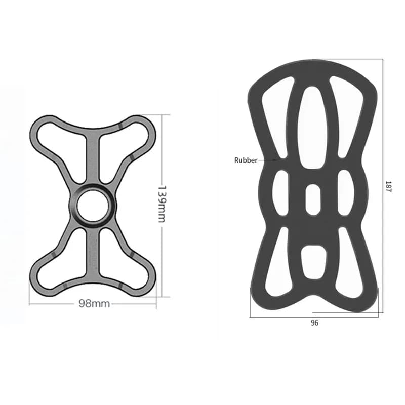 Tether safety gomma antiscivolo per supporti per telefoni o supporti per tablet compatibile con supporti ram X-Grip