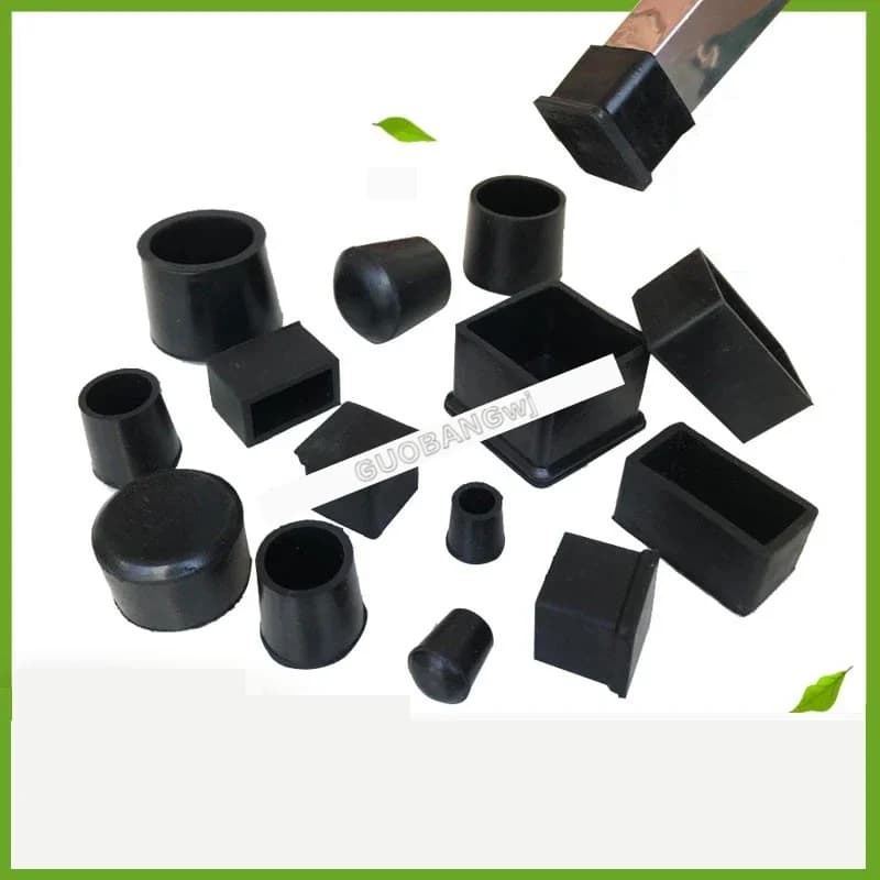 2 ~ 30 Tappi per gambe rotondi per sedie Cuscinetti per piedi per mobili in gomma siliconica Coperture antiscivolo Protezioni per pavimenti Cuscinetti Copertura inferiore per tavolo antiscivolo