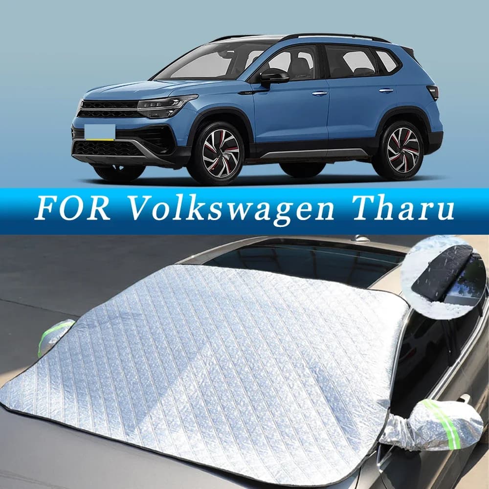 Copertura per parabrezza parasole per auto addensata ora con 5/9 magneti Protezione UV Anti neve Luce solare per Volkswagen Tharu