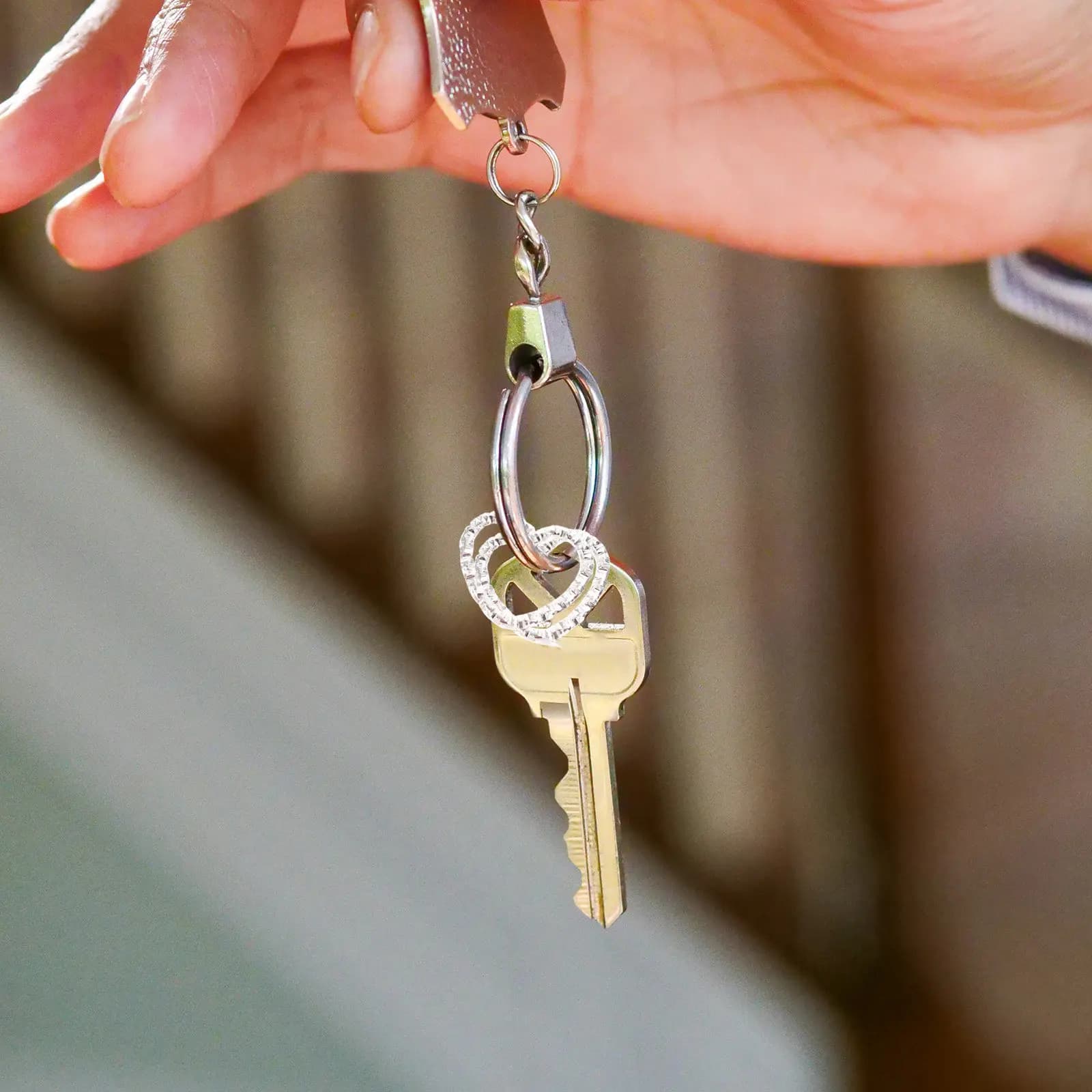 100 Pezzi Anelli a Cuore in Metallo per Creazione di Gioielli Fai-da-Te, Accessori per Portachiavi, Collane e Braccialetti