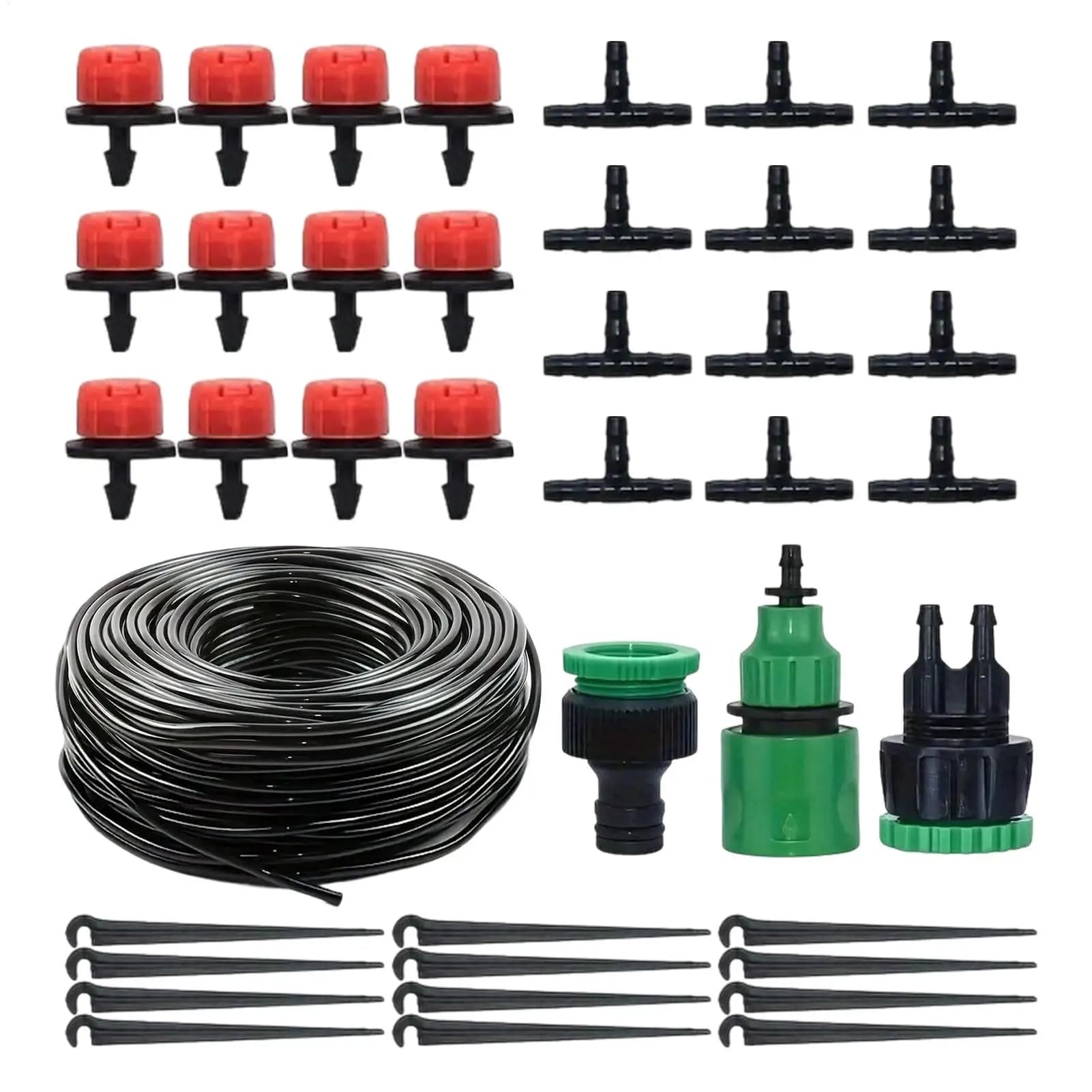 Goccia irrigation kit with 10m pipe, Automatic Nebulization system for Garden, Home, Balcony, Patio, Prato, Serra
