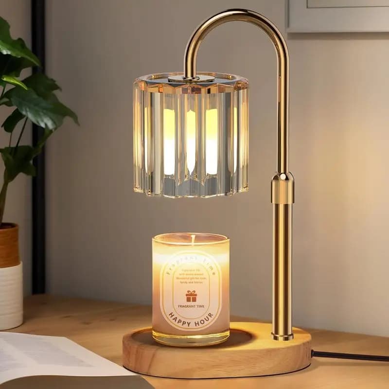 Lampada scaldacandele, timer, dimmer, altezza regolabile, regali di compleanno per donne e uomini, regali per la festa della mamma, candele non incluse