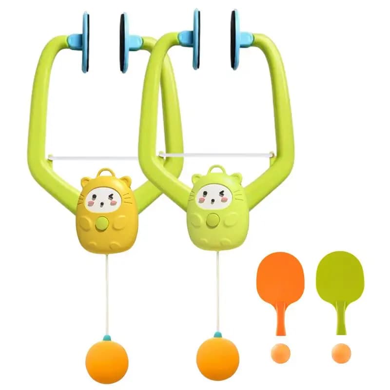 Gioco di ping pong per allenatore di ping pong per interni con racchette e palline Gioco di ping pong genitore-figlio per bambini per porta