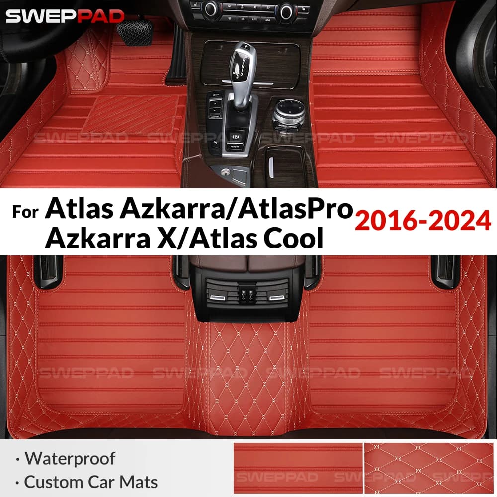 SWEPPAD Per Atlas Azkarra/Atlas Pro/Azkarra X/Atlas ool 2016-2024 Tappetini Auto Personalizzati Copertura Automobile Accessori Interni