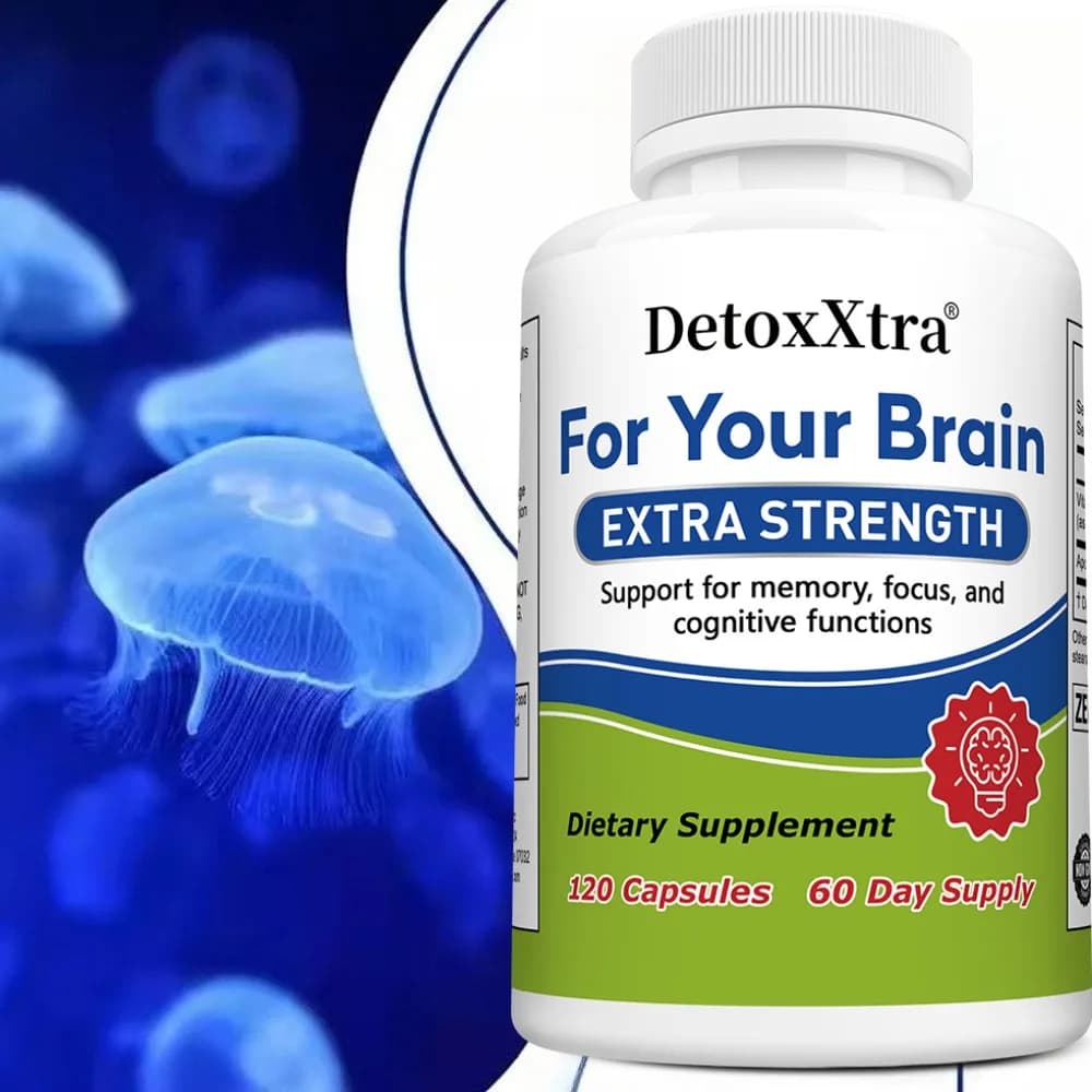 Per il Tuo Cervello, Extra Forte, Supporto per Memoria, Concentrazione e Funzioni Cognitive, Integratore Alimentare, 120 Capsule