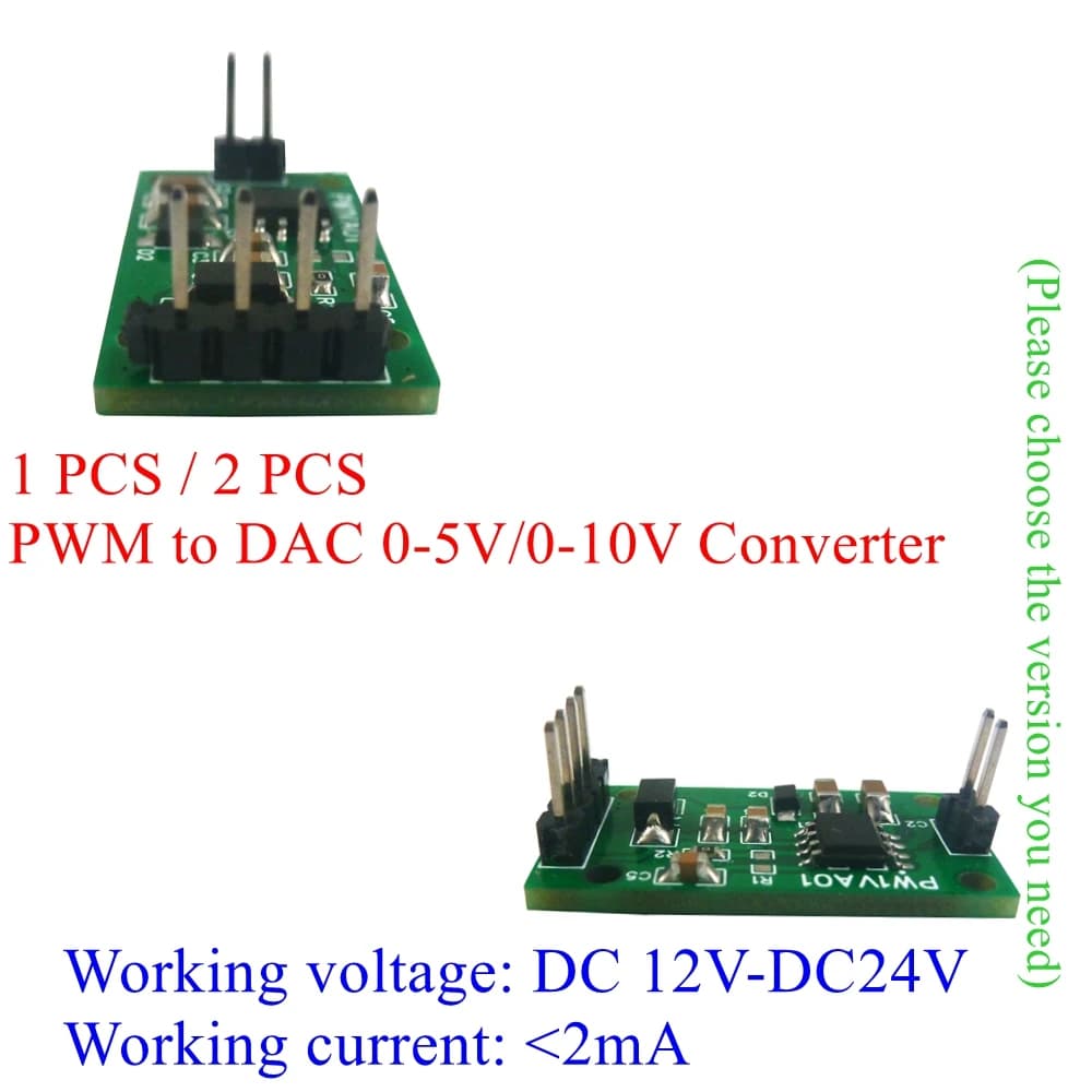 Kit convertitore di tensione fai-da-te per Arduino: Modulo di espansione PW1VA01 con PWM a 0-5V/0-10V per NANO PRO MEGA, esp8266, esp32