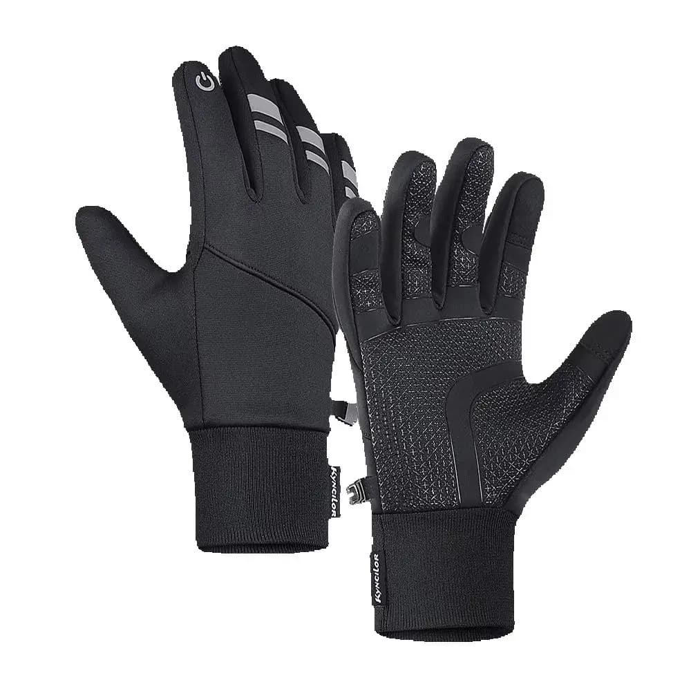 Gloves Black Waterproof Winter Warm Cycling Outdoor Sports Running Riding Motorcycle Ski Touch Screen Snowboard Gloves Men