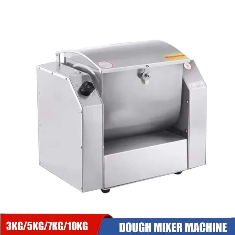Impastatrice Elettrica 3/5/7/10KG, Attrezzatura da Cucina, Processore Alimentare, Macchina per Impastare Farina, Pane, Pasta e Noodles