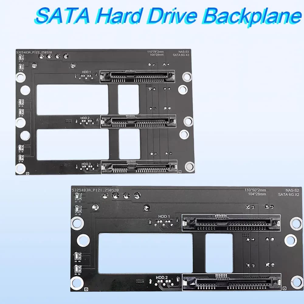 ADT-Link Doppio Disco Posizione Disco Rigido SATA Backplane NAS Telaio Scheda Adattatore Sata 6G Grande Server di Archiviazione a 4 Potenze Backplane