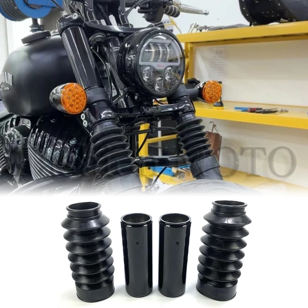 Set moto Copertura Copertura Forcella Tubo di copertura forcella per Indian Chief Bobber Dark Horse o Super Chief Limited 2022 2023