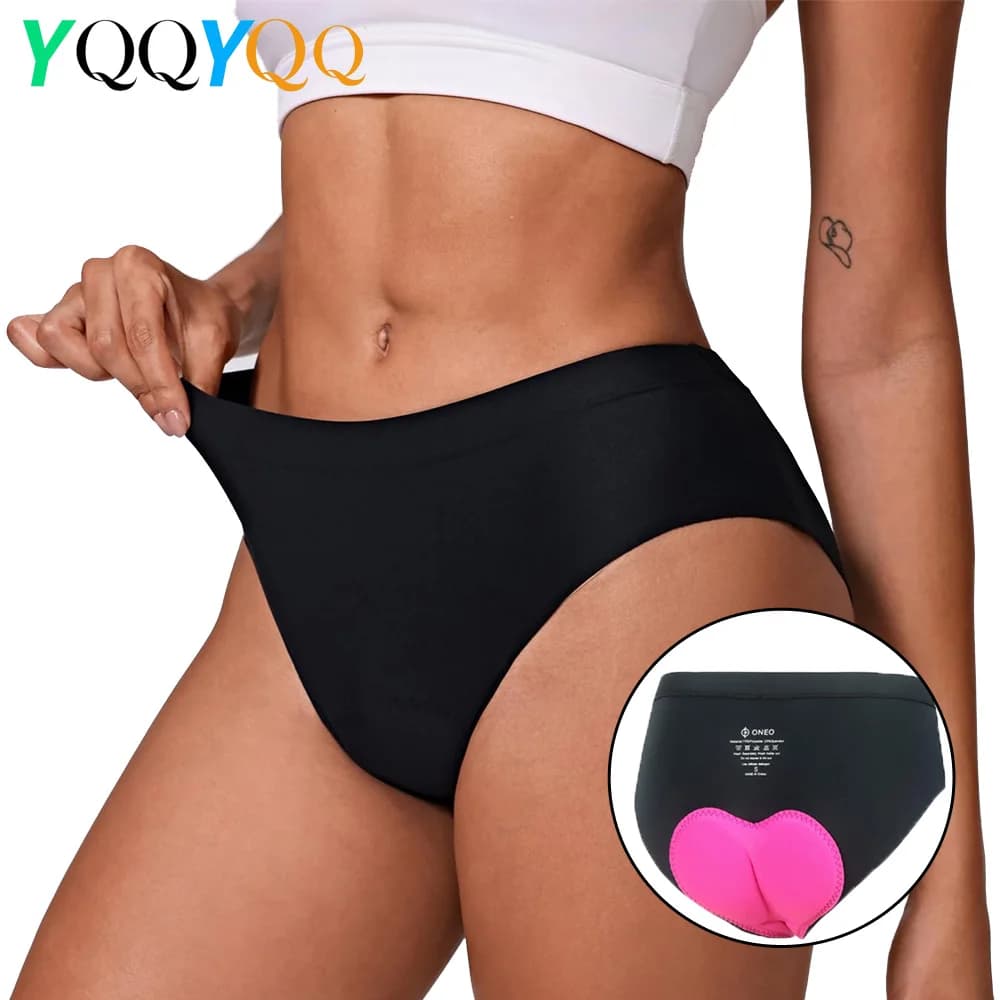 1 Piece of Linen Intimated by Cycling Padded 4D for Women, Breathable Shorts for Bike