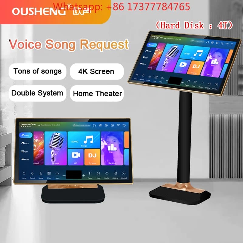 Set Karaoke per Feste in Casa 19.5 4IN1 500G, Lettore Professionale con Selezione Intelligente dei Brani