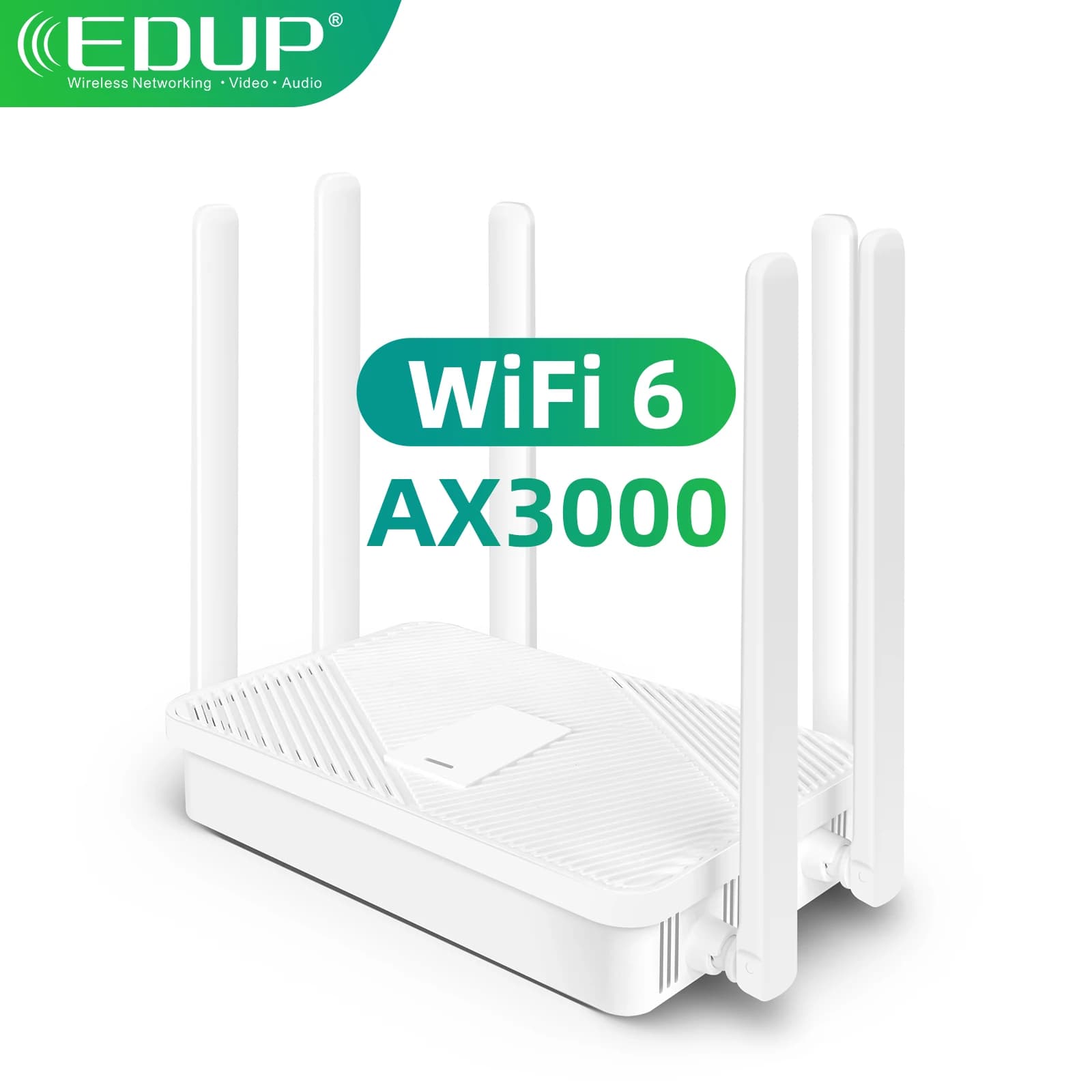 EDUP RT2975 AX3000M Antenna esterna WiFi 6 Router 1WAN 3LAN Chipset MTK7981 MTK7976 MTK7531 Easy Mesh Ampia gamma di segnale