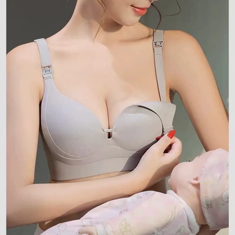 Nursing Women's Underwear Postpartum Breastfeeding Special Pregnant Women Anti-sagging Gathered Large Size Comfortable Bra