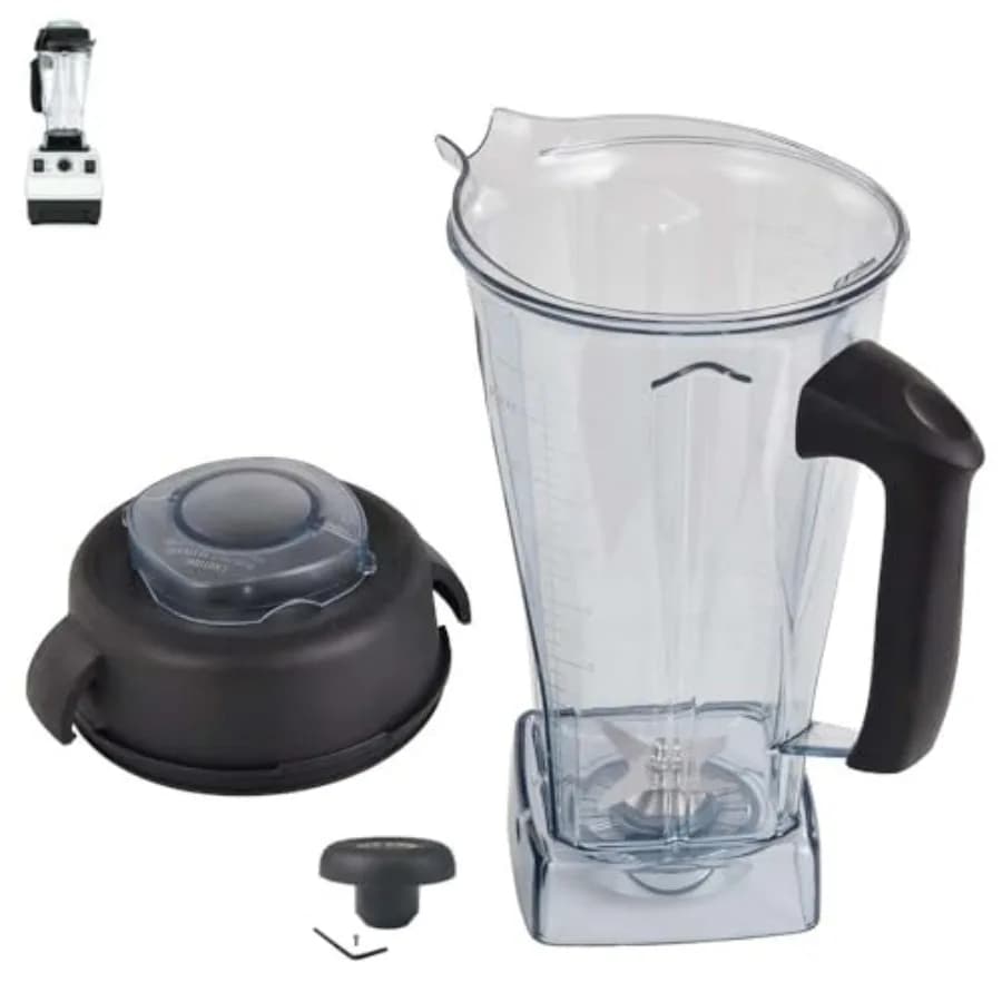 Contenitore da 64 Oz per Frullatori, compatibile con i modelli 5000, 5200, 6300, 6500, 7500, Pro 200, 500, 750, VM0101, VM0102, E310, 320 ecc., compatibile con Classic