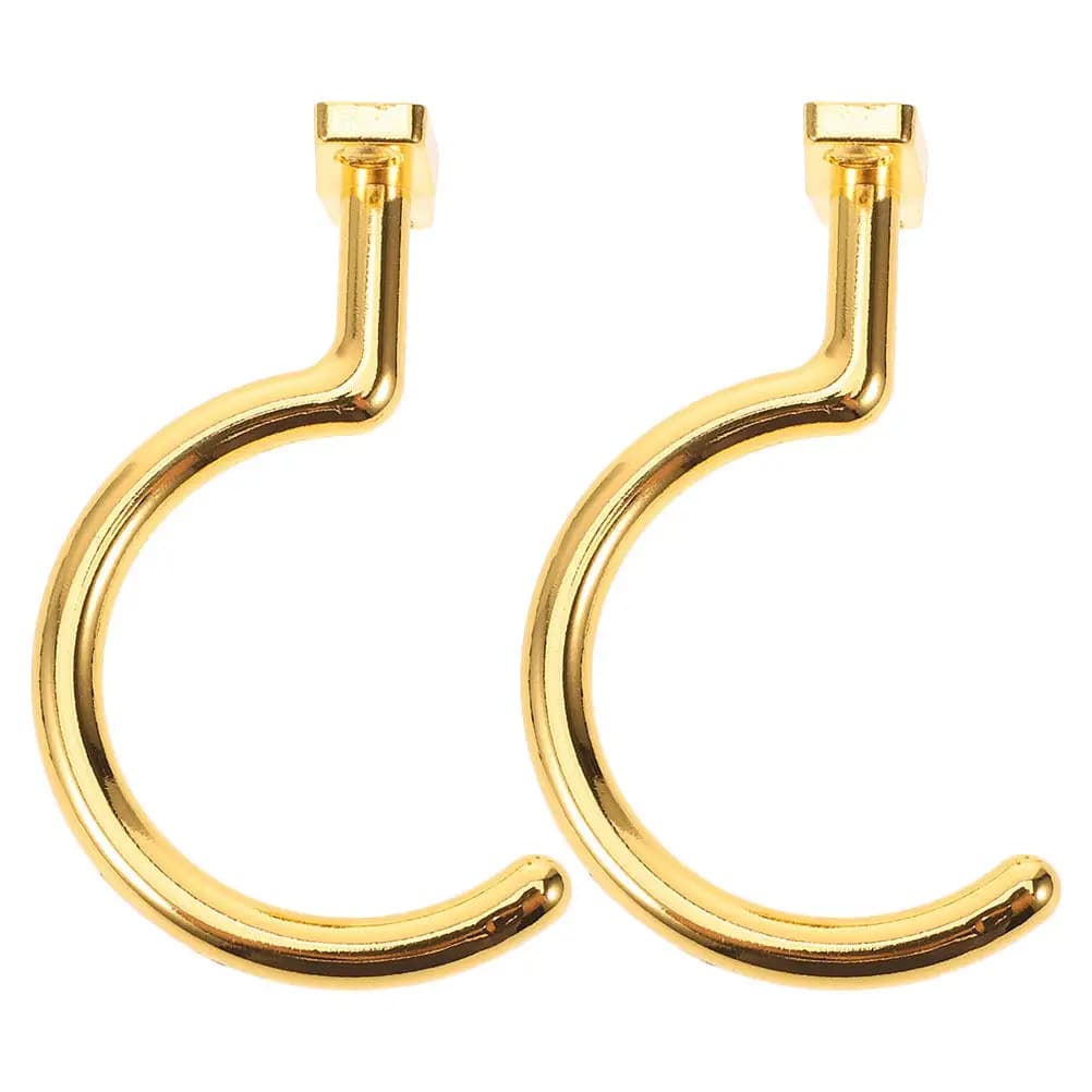 Set di 2 Ganci in Metallo Dorato per Tavolo da Biliardo, Porta Stecca e Gancio per Stecca da Bridge, Accessori per Tavolo da Snooker, Organizzazione Senza Disordine
