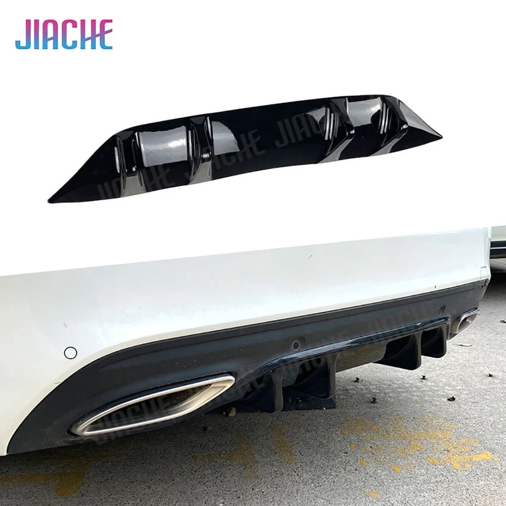 JIACHE rear bumper diffuser for Mercedes Benz Class C W205 C200 C260 AMG Line Sport 2019-2021, bumper protection.