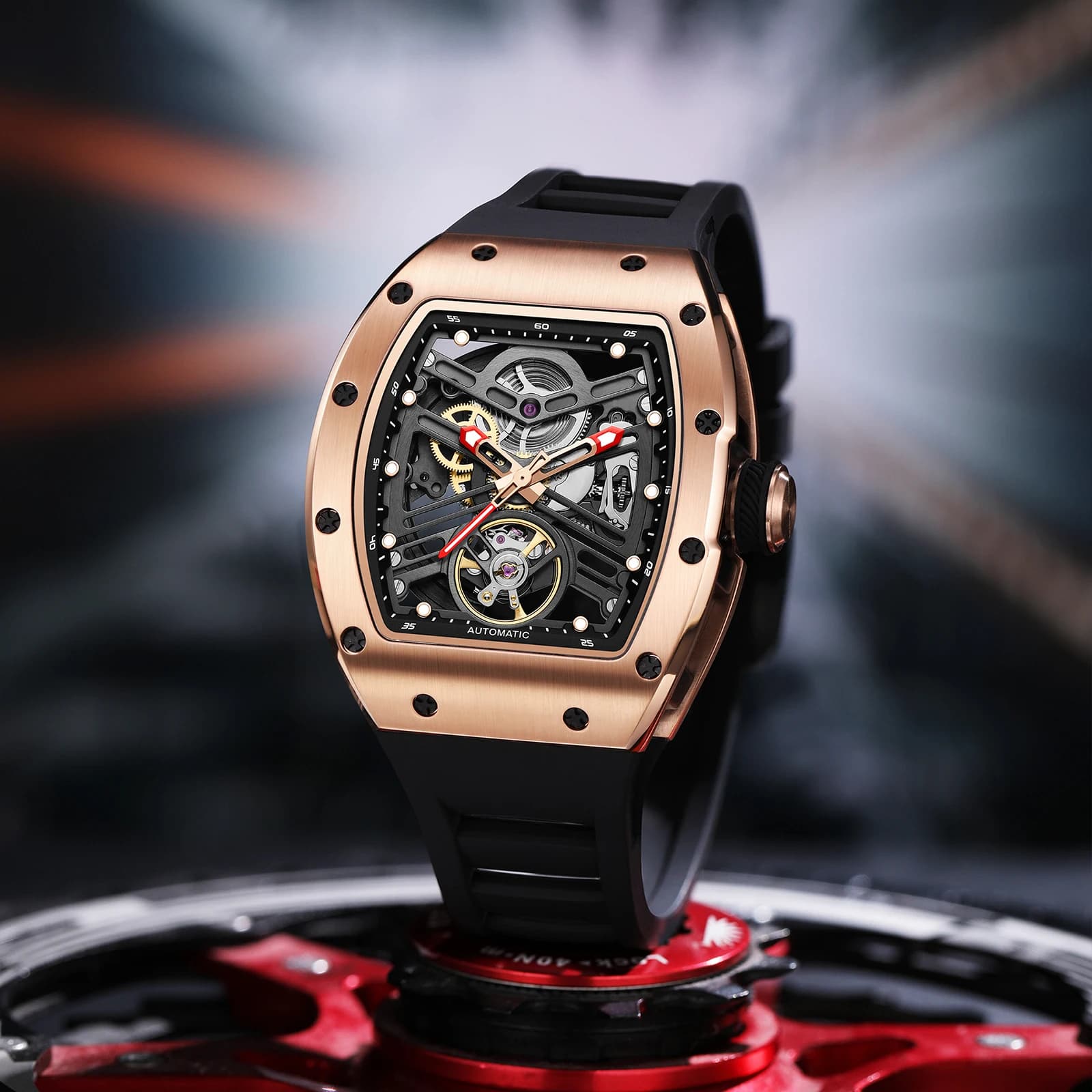 Orologi Automatici di Lusso 2026, Orologio Meccanico da Uomo, Accessori per Bracciale, Stile Richard, Impermeabile, in Acciaio Inossidabile, Relogio