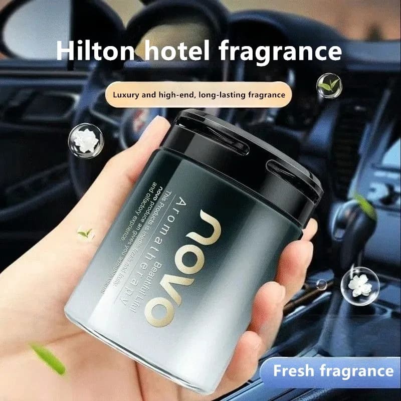 Profumo per Auto al Profumo di Gardenia, Balsamo Solido a Lunga Durata, Fragranza Femminile, Deodorante per Auto, Ornamento per Interni Auto