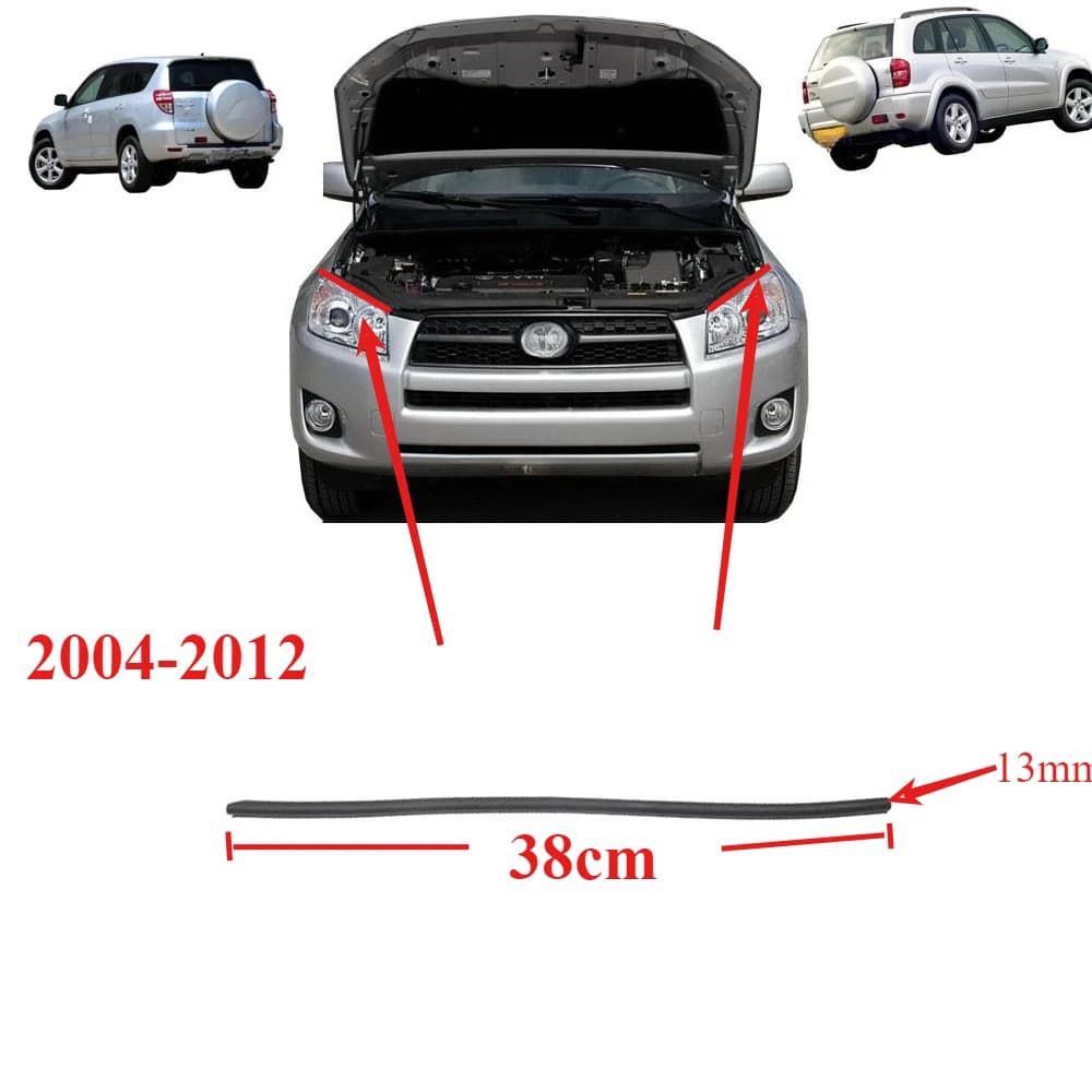 1 pezzo 38 cm faro rivestimento in gomma striscia di tenuta per Toyota RAV4 2004-2012 luce anteriore guarnizione per RAV4 2006 2009