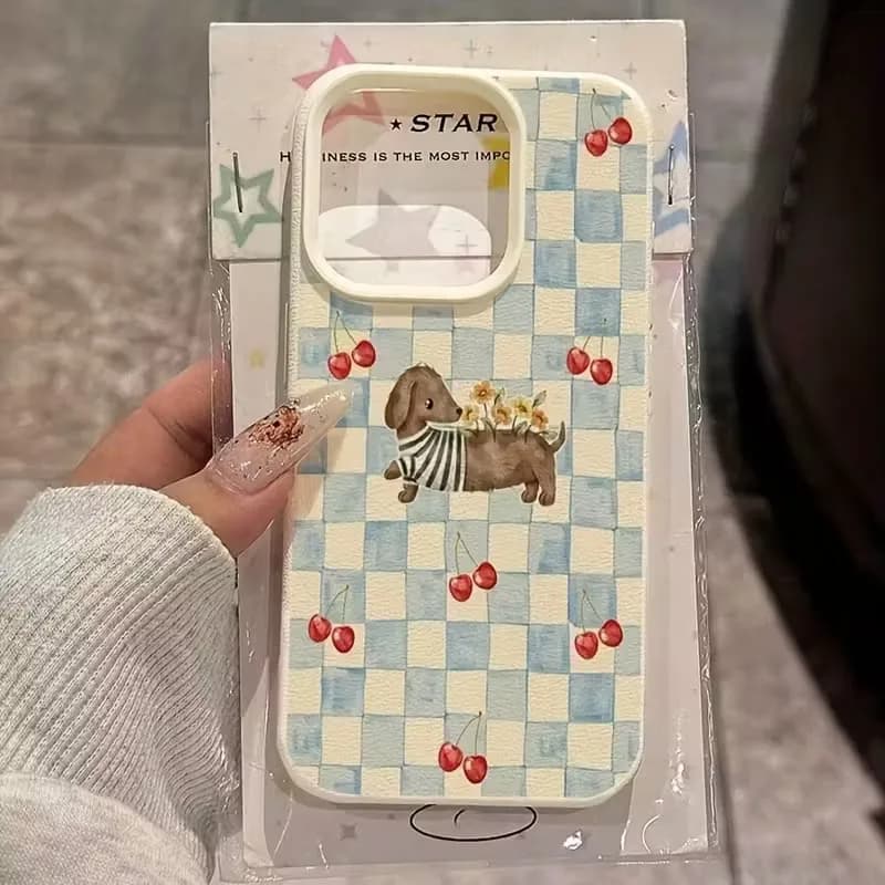 Soft Case for iPhone 16 with Low Bear Motive, Compatible with iPhone 17 Air 15 16 14 13 12 11 Pro Max XS XR Plus 17