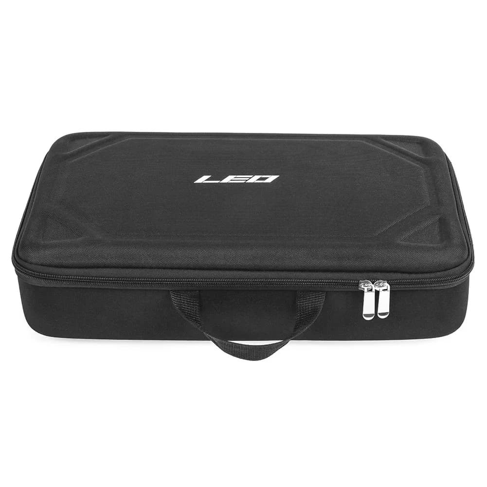 LEO Multifunctional Fishing Tool Box, EVA Shock Absorber, Nylon 600D Laptop Bag for Fishing Accessories