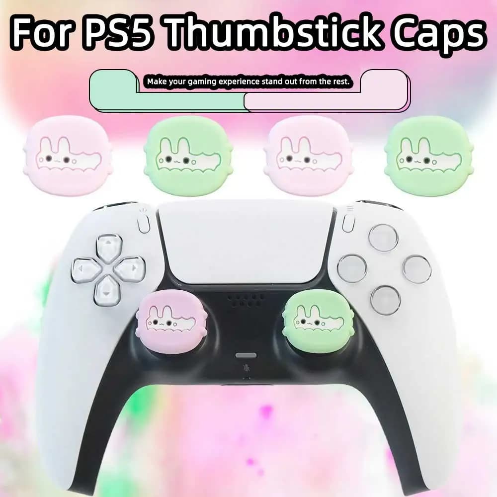 2 Paia di Copri-Levette con Design Cartoon per Controller PS5 PS4 Xbox One Switch2 Pro, Accessori per Joystick