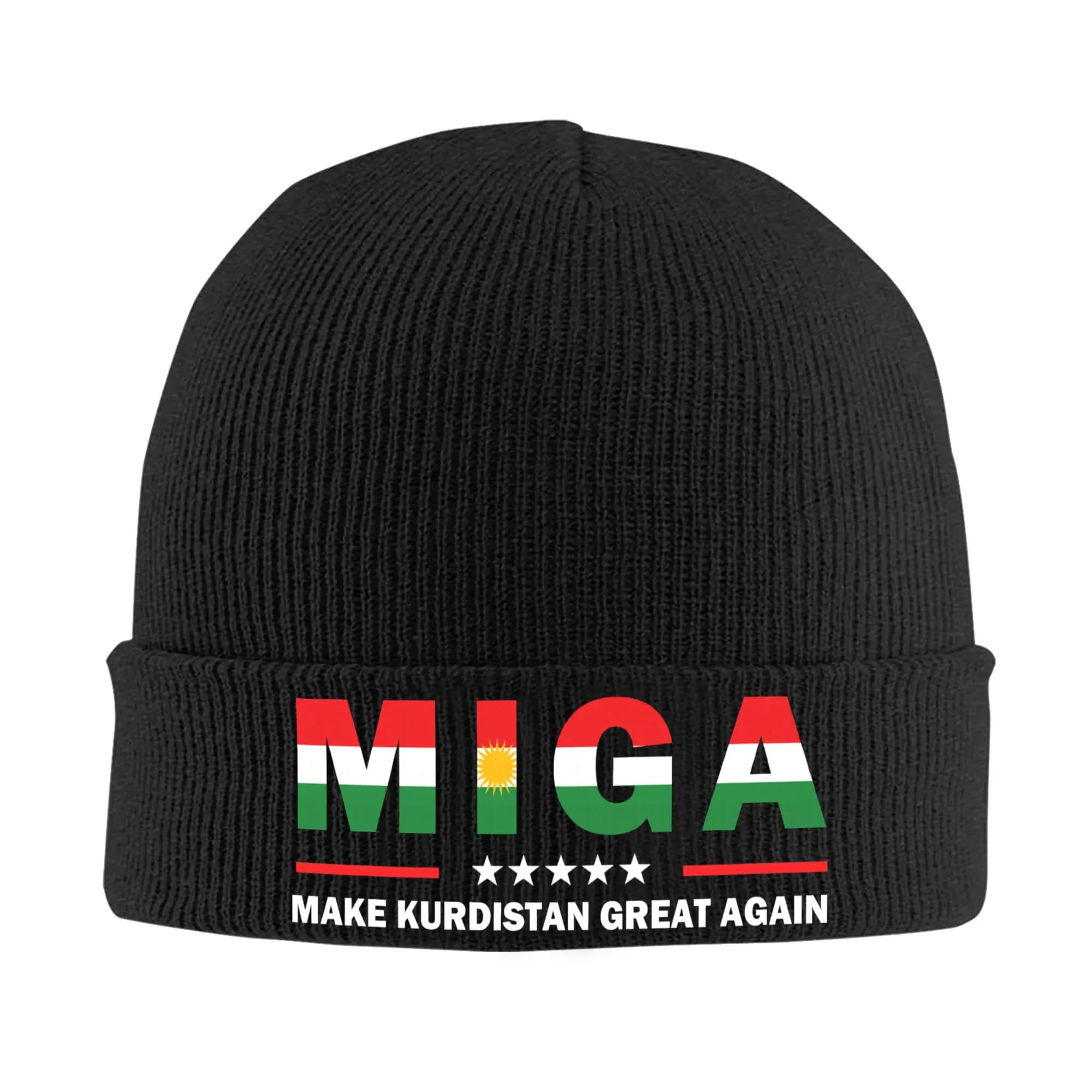 Miga Make Kurdistan Great Again Beanie Hats for Women and Men, Unisex Shirt for Adults