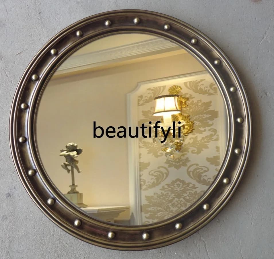 Specchio da bagno in stile europeo americano Specchio da ingresso decorativo Decorazione da parete Specchio da appendere a parete