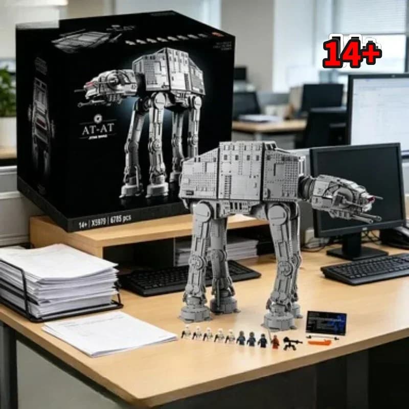 Bandai Launch 75313 Large AT-AT Walker Building Blocks 6785PCS Collectible Model Favors Presents compatible with LEGO bricks