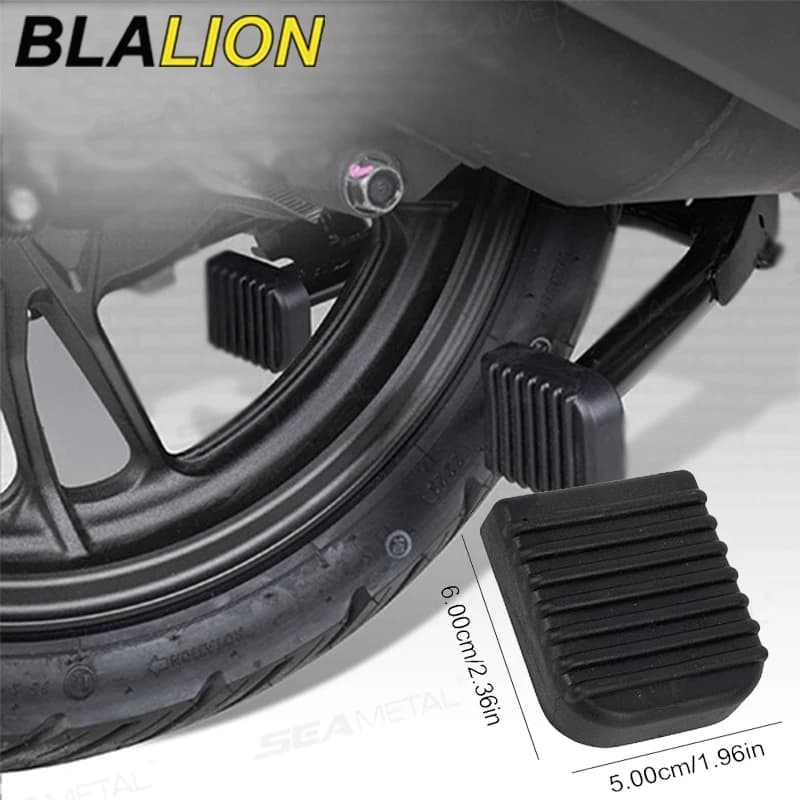 BLALION Motorcycle support Cavalry support rubber support plate External parking lot Bike feet Base for easel stand