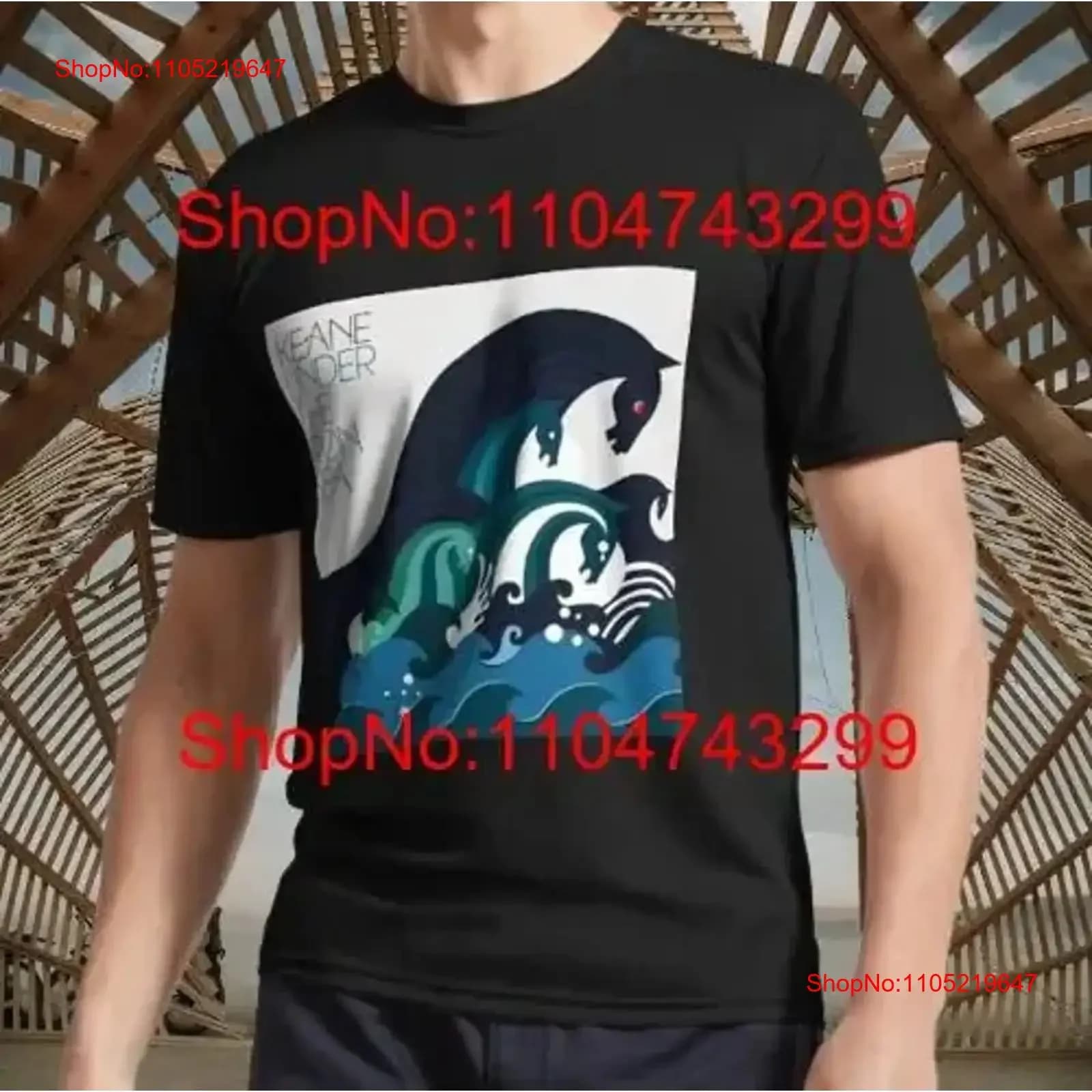 Nuovo Keane sotto il ferro mare T-shirt attiva Logo divertente taglia dalla S alla 5XL vintage lavato traspirante casual versatile vintage lavato