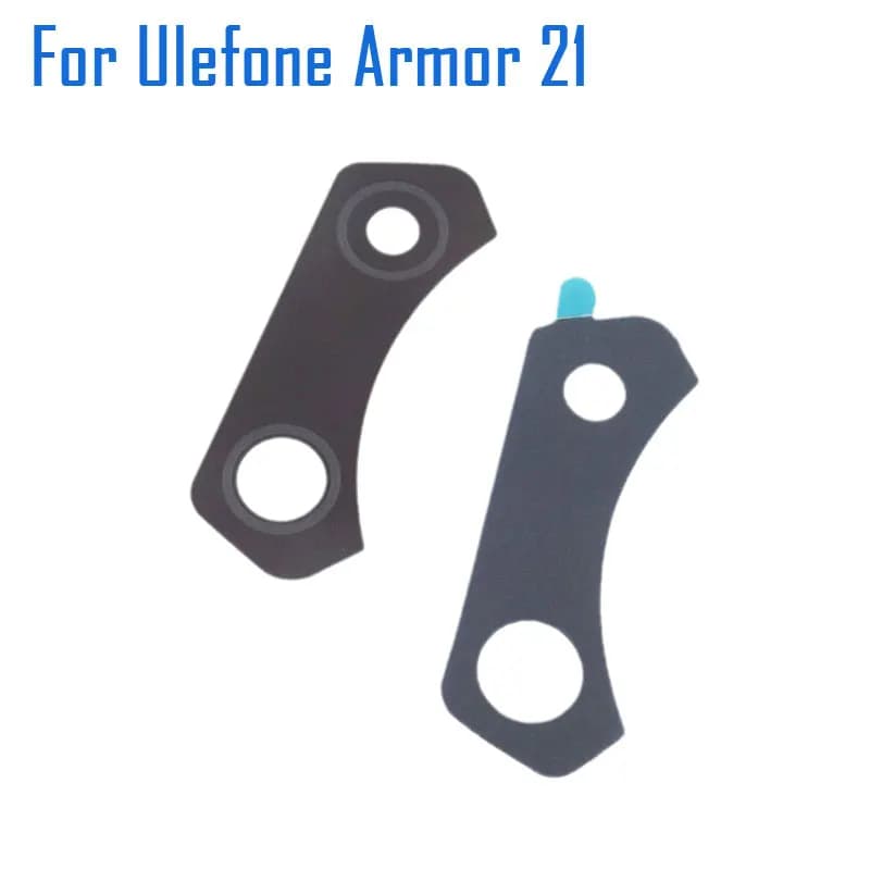 Original new Ulefone Armor 21 camera lens rear camera lens back cover glass with sticker for Ulefone Armor 21 Smart Phone